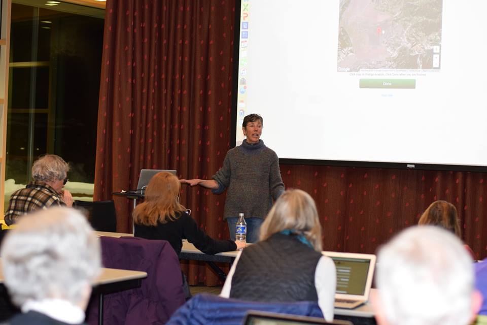 Frances Clark, Nature Mapping’s “volunteer” volunteer coordinator-extraordinaire