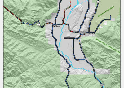 Wildlife-Vehicle Collision Hotspot Maps for Jackson Hole